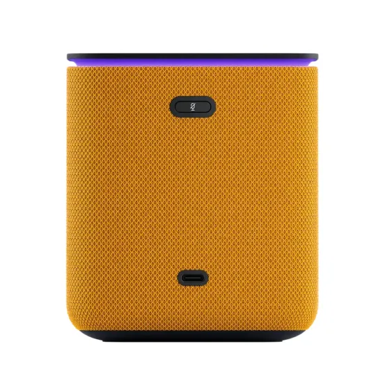 Умная колонка Яндекс Станция Миди с Алисой на YandexGPT, оранжевый, Zigbee