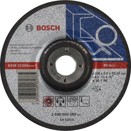 Круг шлифовальный Expert for Metal A 30 T 150 x 6,0 мм BOSCH 2608600389