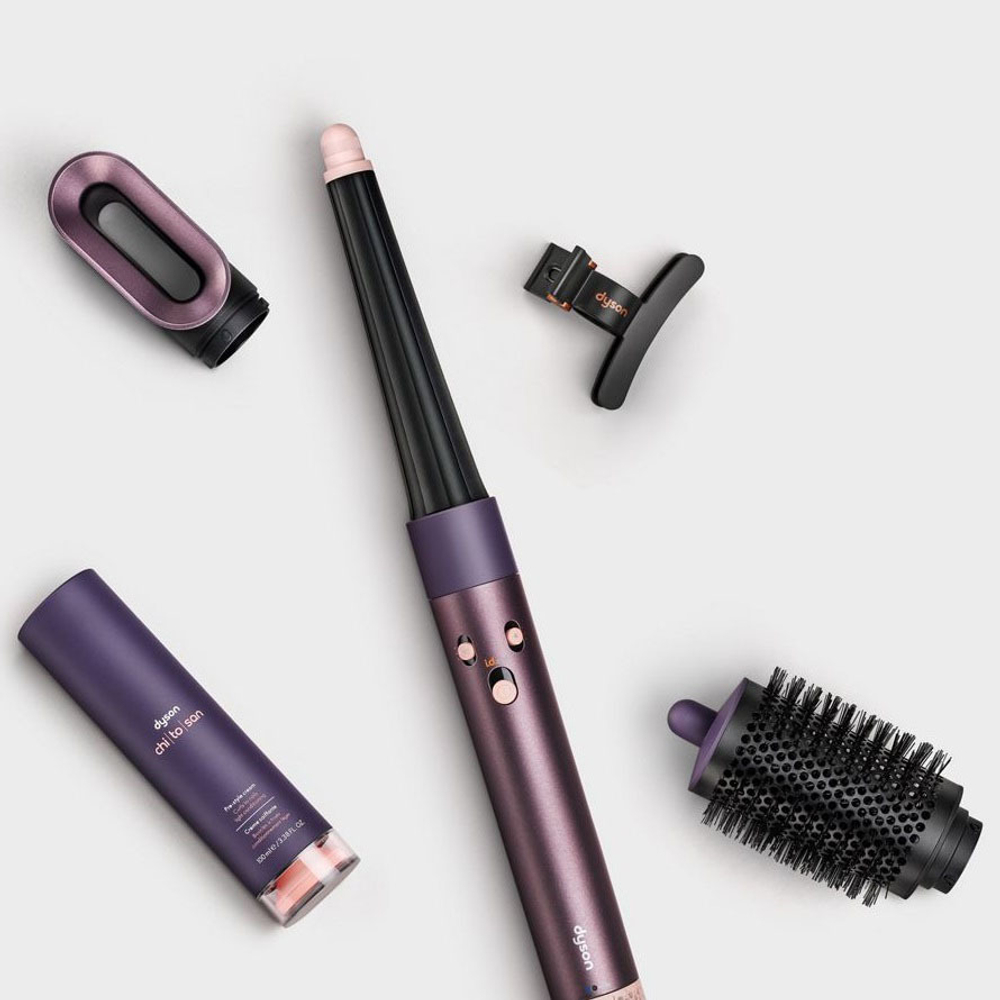 Стайлер Dyson Airwrap i.d. Long HS08 Curly+Coily, сливовый (Jasper Plum)