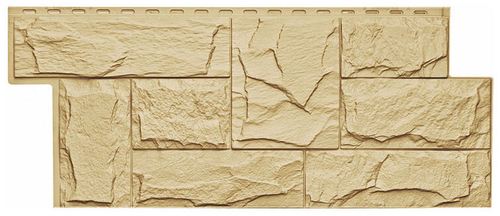 Цокольный сайдинг  Гранит Леон Эко-1  Амбер