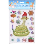 Набор наклеек «Змейки» 15*25 см, микс