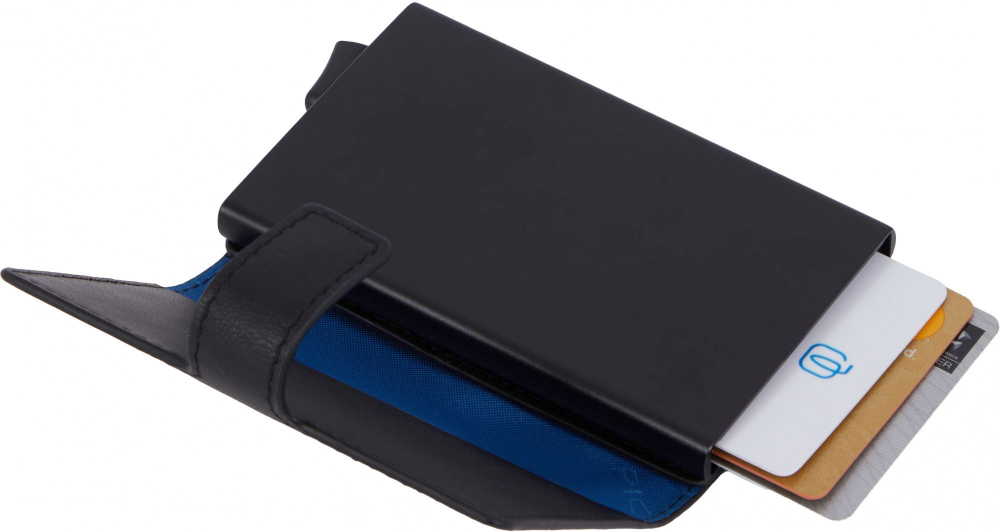 Чехол для кредитных карт Piquadro Urban PP5649UB00R/NGR черный/серый натур.кожа