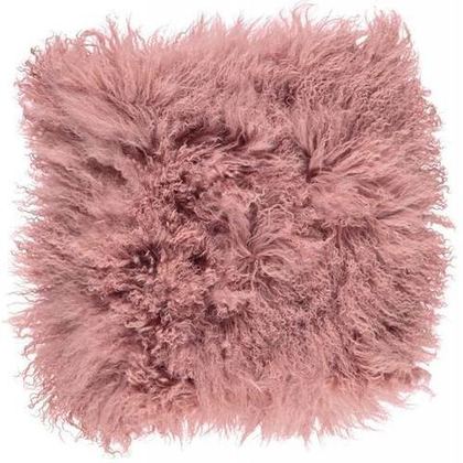 Подушка Tibetan Old Rose Подушка мех Natures Collection 40x40 Розовый