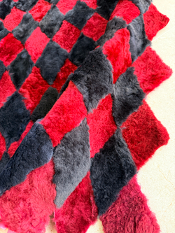 Меховой Коврик прикроватный накидка на кресло из овчины