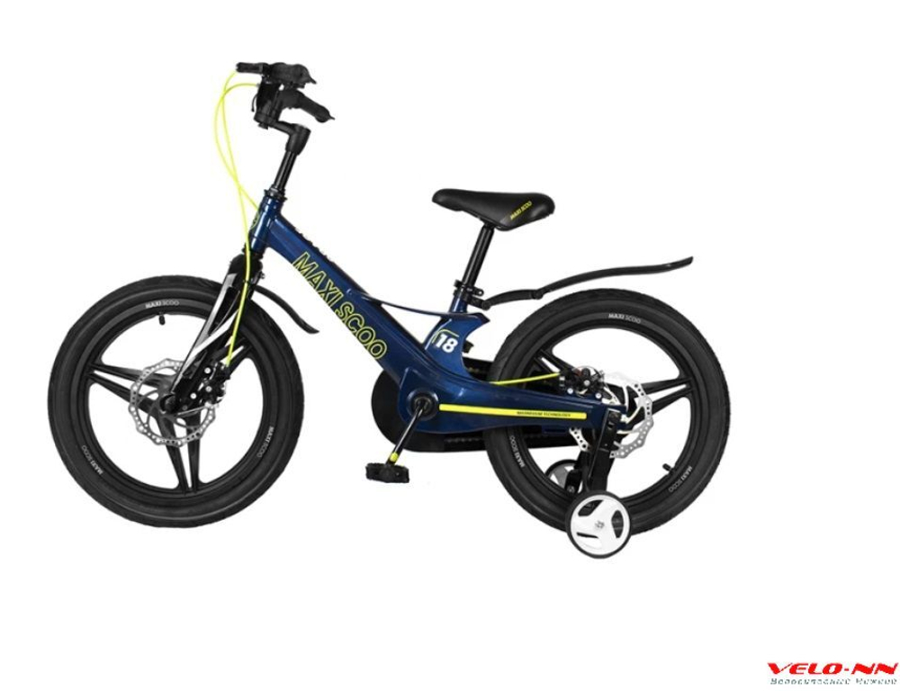 Велосипед 18" Maxiscoo Space  Делюкс (2021) Синий