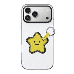 Чехол белого цвета (Star Edition) для смартфона iPhone 17 Pro, серия Luvy Series (со съемным ремешком) от Dux Ducis