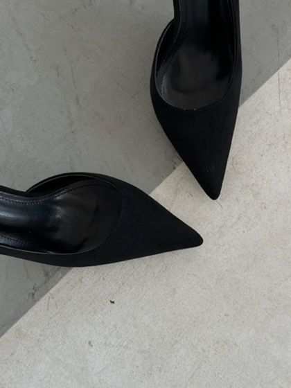 Туфли из эко замши