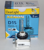 Лампа D1S 4300K ксеноновый свет Clearlight