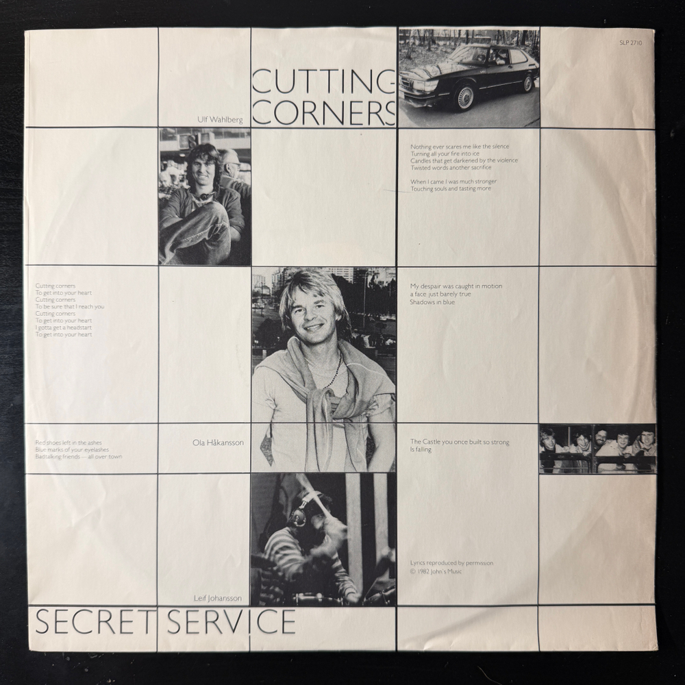 Secret Service - Cutting Corners (Скандинавия 1982г.)