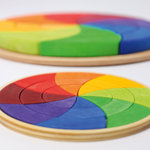 Деревянная обучающая мозаика "Круг Гете", 24 детали