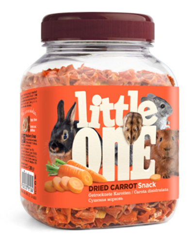 Литл оне LITTLE ONE Лак-во д/грыз Сушеная морковь 200г