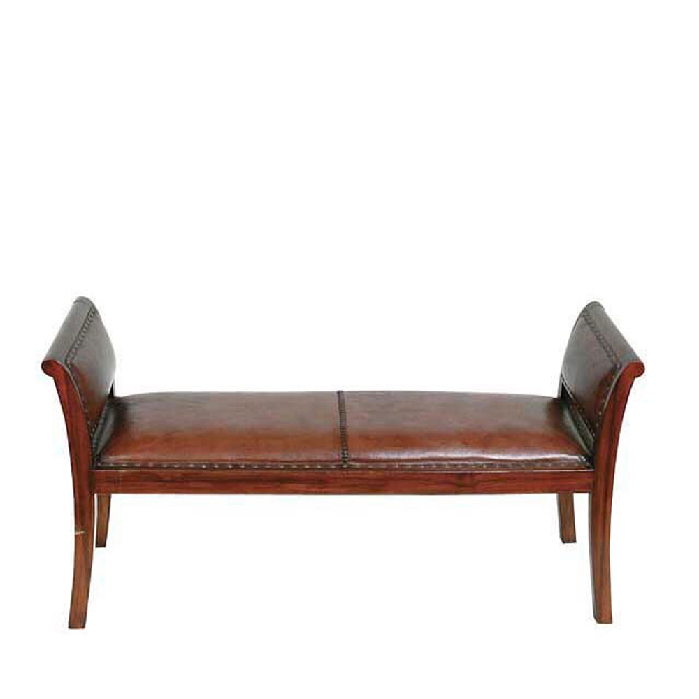 Скамья кожаная