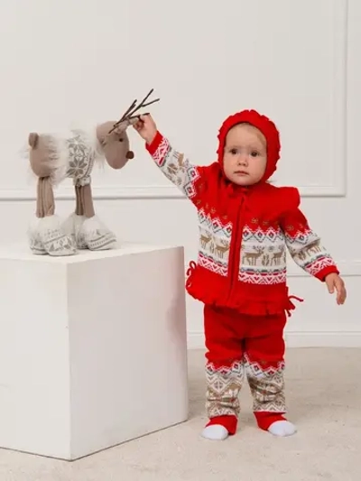 Костюм вязаный теплый