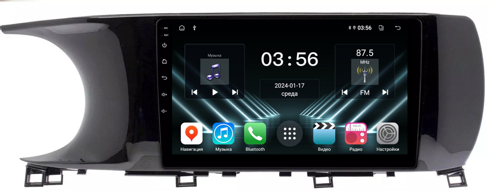 Магнитола для KIA K5 2020+ - FarCar DX1002M монитор 10" IPS на Android 13, 4+64Гб, CarPlay