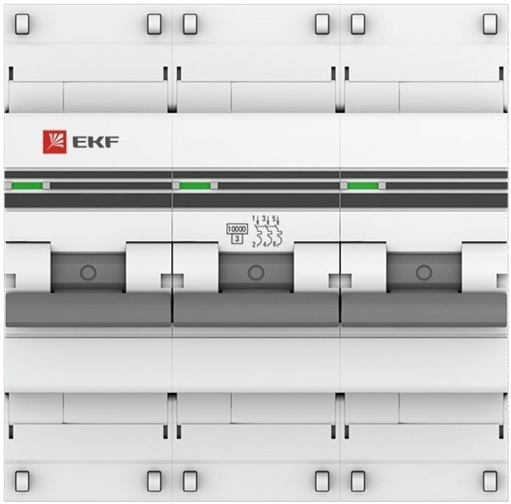 Автоматический выключатель  EKF mcb47100-3-100C-pro