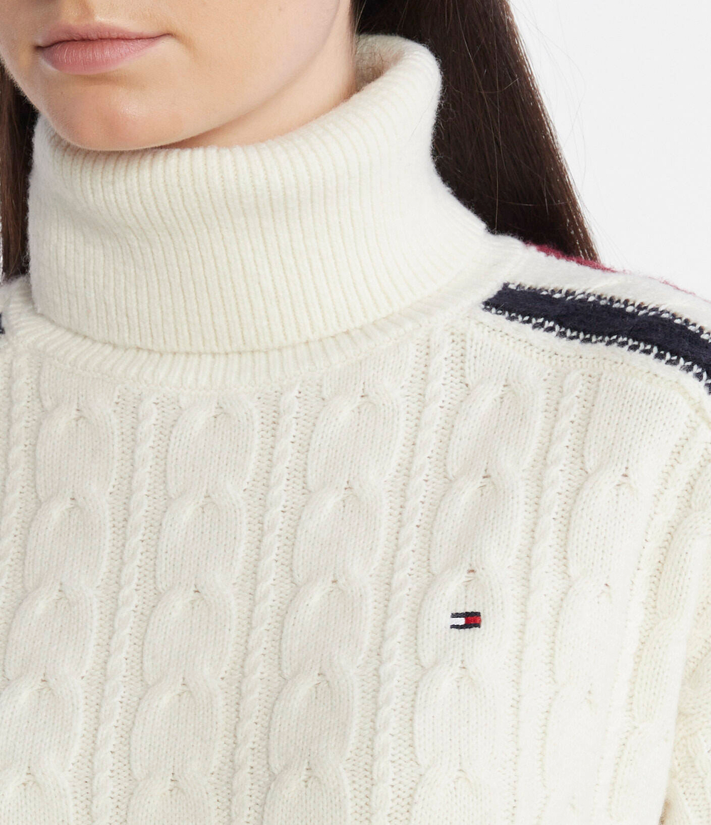 Гольф GLOBAL Tommy Hilfiger - кремовый(WW0WW40831)