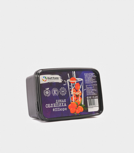 ПЮРЕ Proff Puree из облепихи дикой 10% сахара (Контейнер 1 кг)