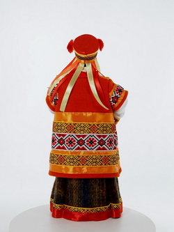 Кукла коллекционная в русском костюме Осень