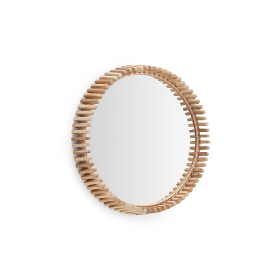 Polke Зеркало в раме из тикового дерева Ø 100