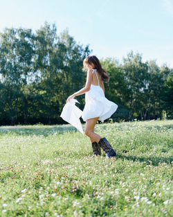 Short Cotton Sundress Lily