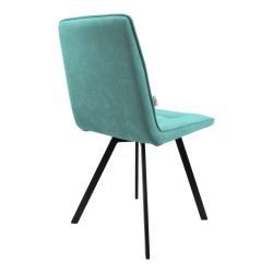 Стул "Ромул" (арт. 318). велюр Бренди В15 мятный, ножки черные