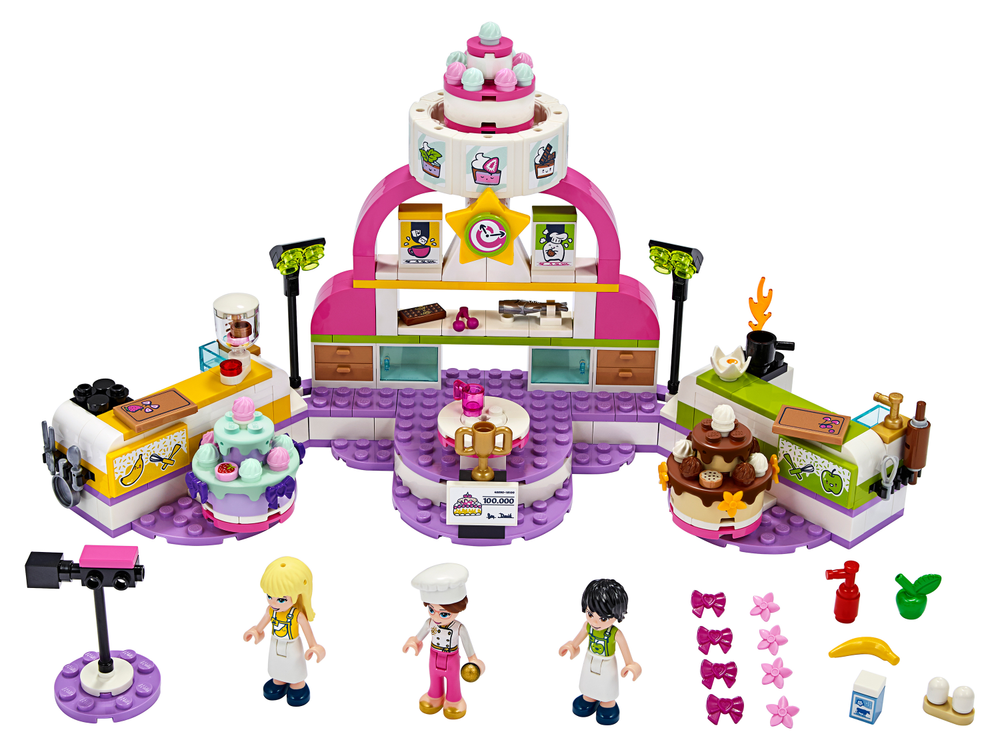 LEGO Friends 41393 — соревнование кондитеров, кулинарные баттлы