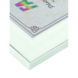 FA Пластик Галерея белое серебро 21х30 | FA фототовары