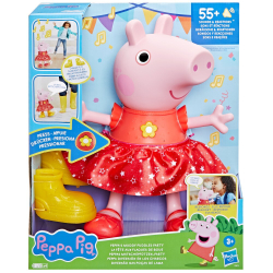 Hasbro Peppa Pig - Грязные лужи Кукла Пеппа Вечеринка с музыкой F8873