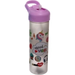 Бутылка питьевая пластиковая 650мл «Летние игры» матовая, микс цветов