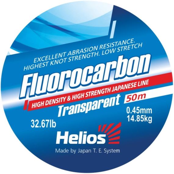 Леска Helios FLUOROCARBON Transparent 0,45mm/30 (HS-FCT 45/30)