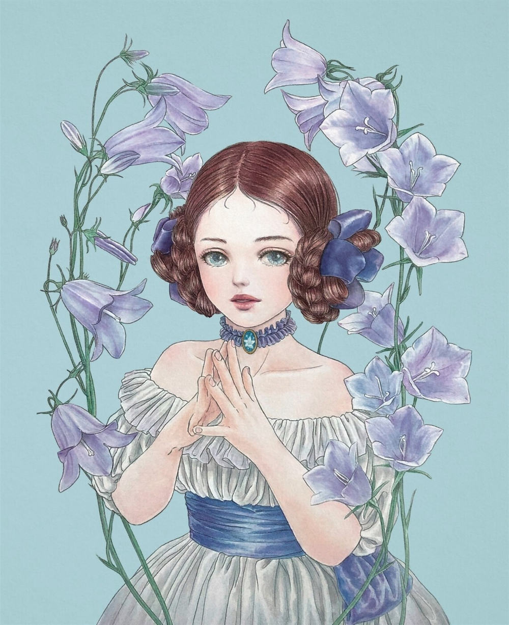 Guardian fairy of a strange garden. Coloring Book