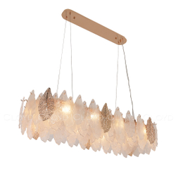 Люстра Cloyd SENEGAL-B C10 / шир. 99 см - с золотыми листьями - золото (арт.11173)