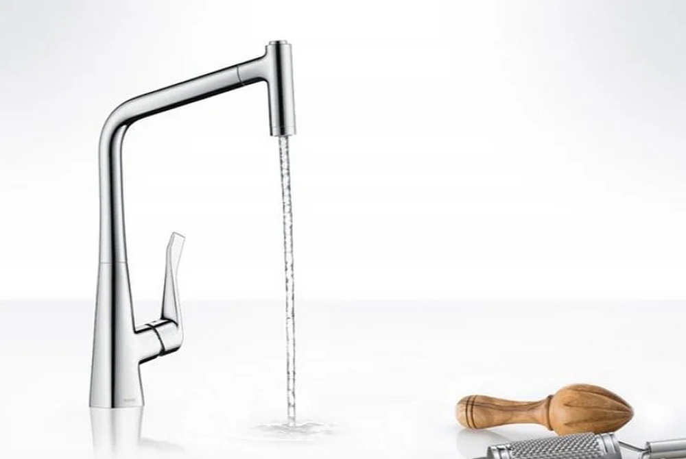 Смеситель для кухни Hansgrohe Metris Select 14884000 хром