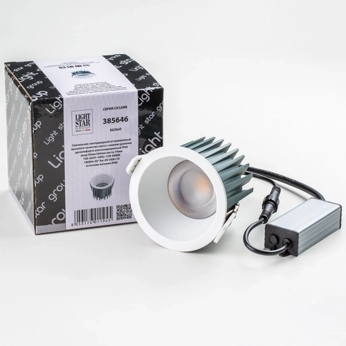 Встраиваемый светодиодный светильник Lightstar CICLONE 385646