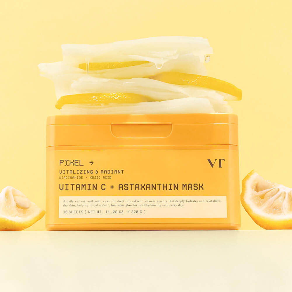 Набор осветляющих масок с астаксантином VT Cosmetics Vitamin C Astaxanthin Mask, 30 шт