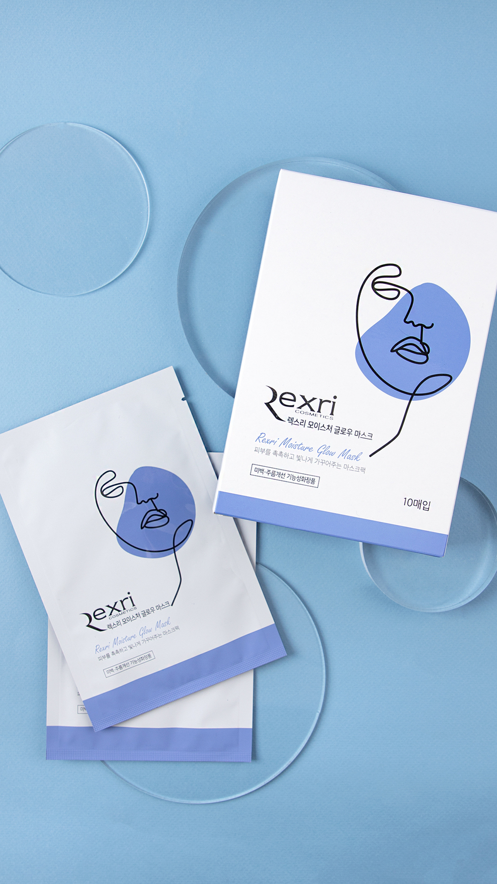 Тканевая маска Rexri Moisture Glow Mask 24 гр 1 шт