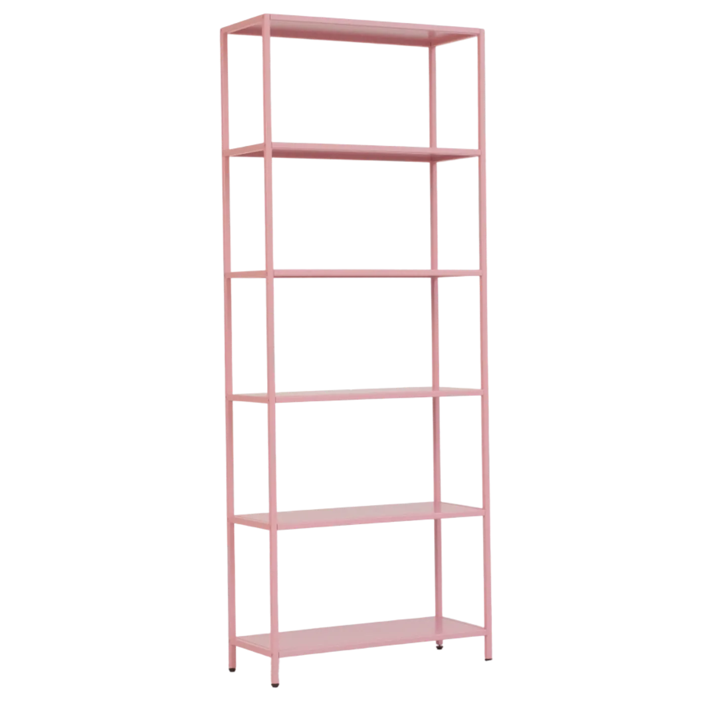 Стеллаж металлический 155х60х25, розовый