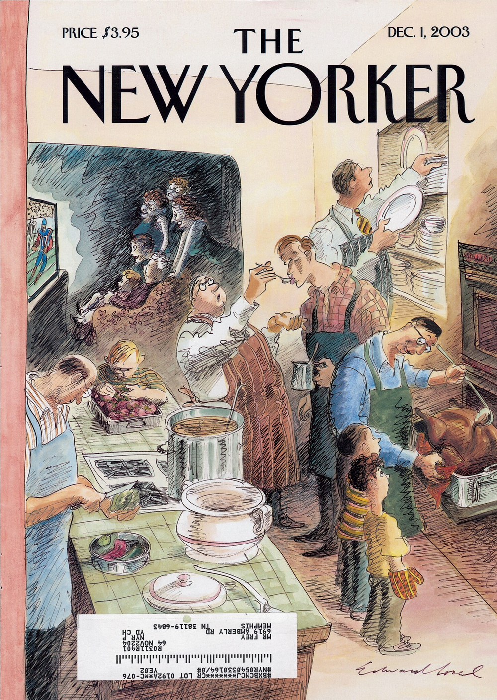 Журнал The New Yorker 01-12-2003, обложка