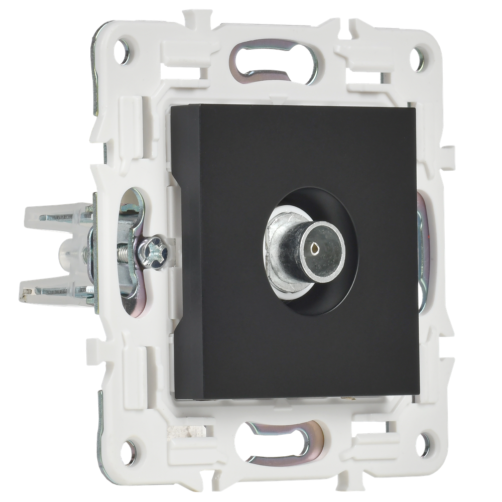 SKANDY Розетка TV оконечная SK-A12Bl черный IEK