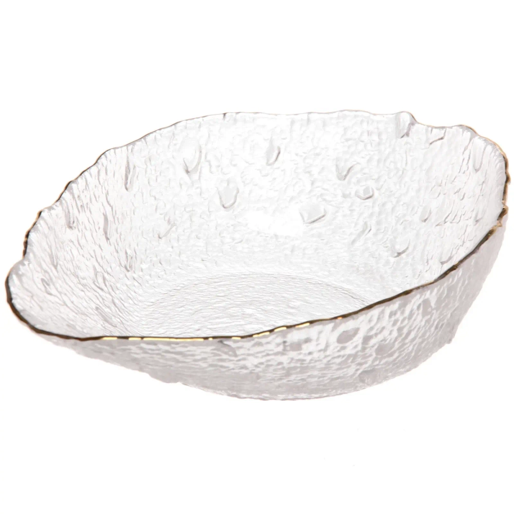 Салатник стеклянный «ICE CRYSTAL» 22см прозрачный