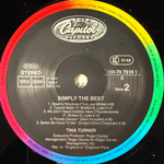 Tina Turner ‎– Simply The Best 2LP (Европа 1991г.)