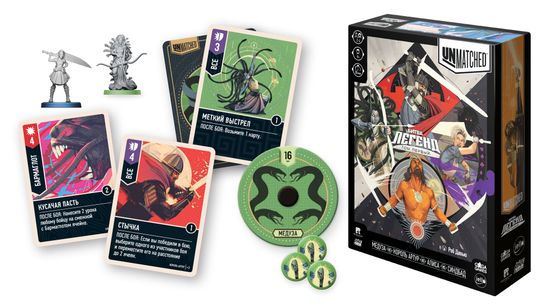Настольная игра Unmatched. Битва Легенд