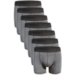 Набор из 7 темно-серых трусов-боксеров Darkzone (Размер: L) (Цвет: темно-серый)