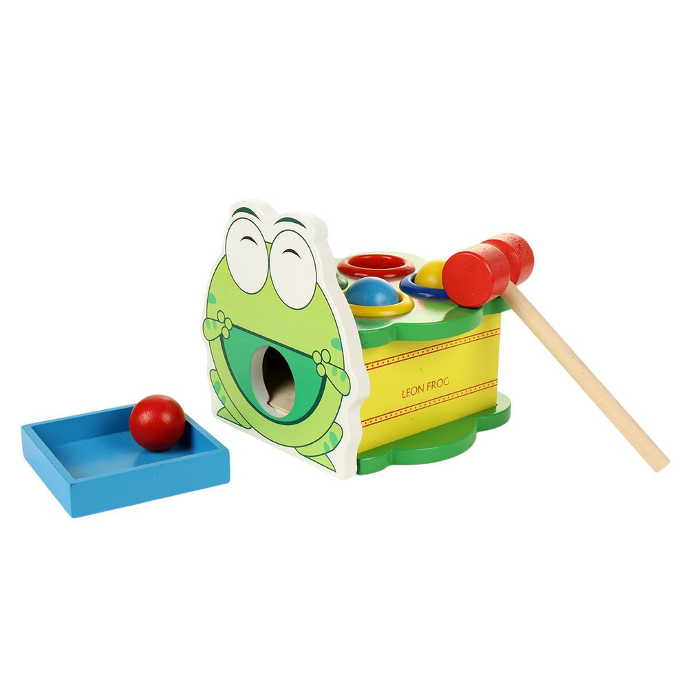 Развивающая игрушка деревянная 3 ячейки, коробка C-41663