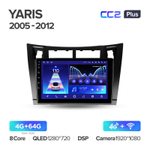 Teyes CC2 Plus 9" для Toyota Yaris 2005-2012