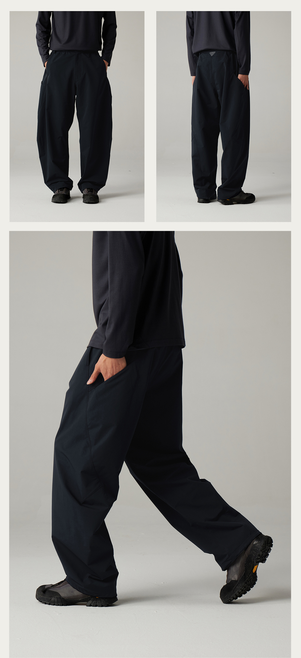 Брюки Nothomme Blue Multi-Pocket Outdoor Sports Casual Wide-Leg Cargo Pants