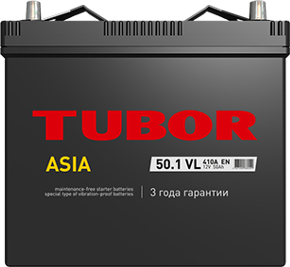 TUBOR Asia STANDART 6СТ-50 аккумулятор