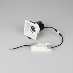 Светильник MS-FLOW-BUILT-S85x85-12W Day4000 (WH, 38 deg, 230V) (Arlight, IP20 Металл, 5 лет) 055929