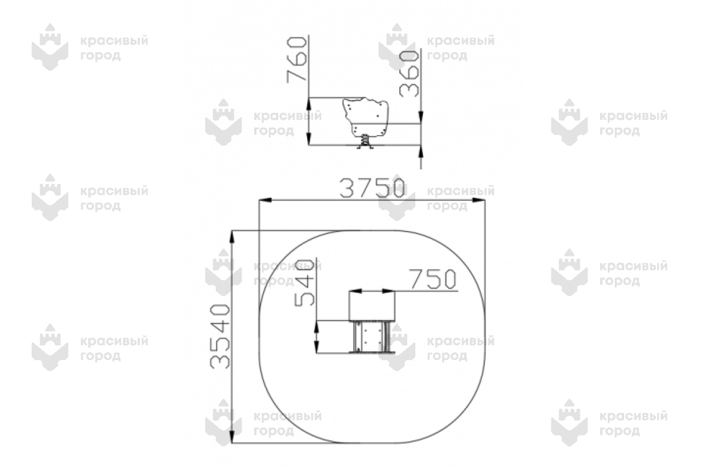Качалка Рыцарь