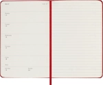 Еженедельник на 2025 год Moleskine WKNT (DHF212WN2) 9x14см, твердая обложка, красный